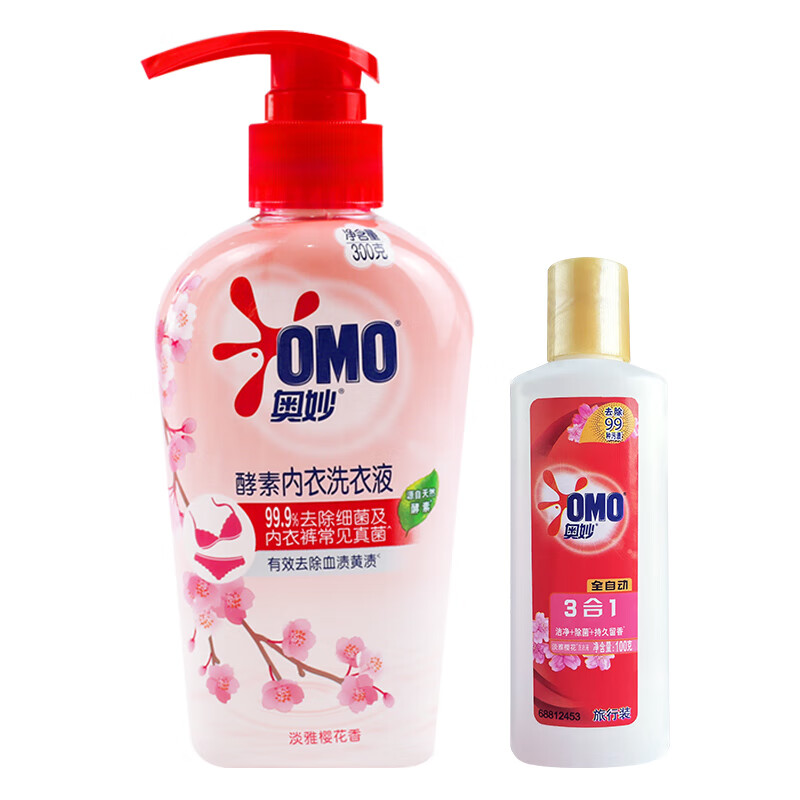 移动端：OMO 奥妙 内衣裤专用清洗液除菌抑菌温和去血渍洗衣液300g 内衣净300