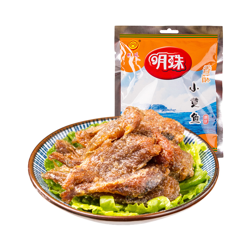 88VIP：明珠 香酥小黄鱼干鱼片 125g 袋装 13.21元