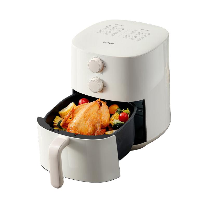苏泊尔 家用多功能 大功率 轻音烘烤空气炸锅 4.2L 142.12元