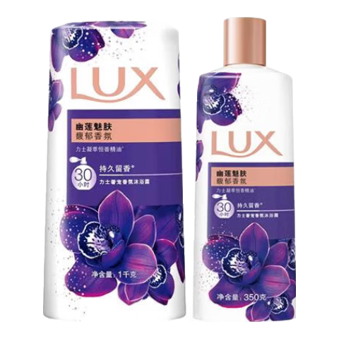 力士 依兰香沐浴露 幽莲魅肤1kg+350g 香味持久香氛沐浴乳 27.9元