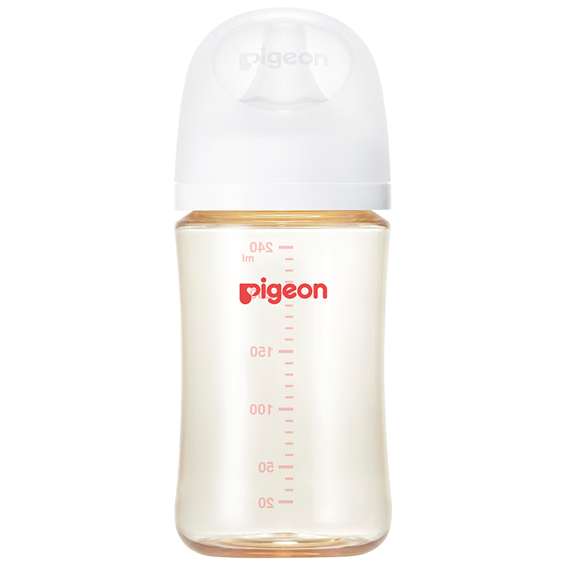 贝亲 婴儿奶瓶 PPSU宽口径 240ml 3-6月 自带M奶嘴 65.59元（需领券）