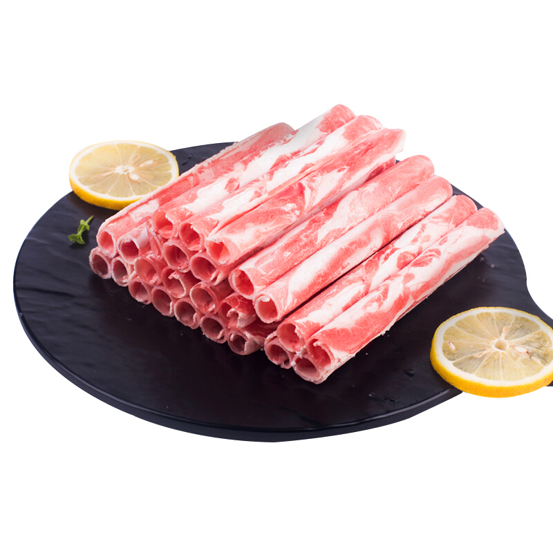 首食惠 羊肉卷500g 新西兰羊排肉卷羔羊羊肉片 新鲜冷冻火锅食材 23.35元