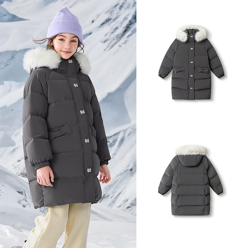 巴拉巴拉 童装女童羽绒服2025年新款加厚长款外套冬季 771元（需用券）