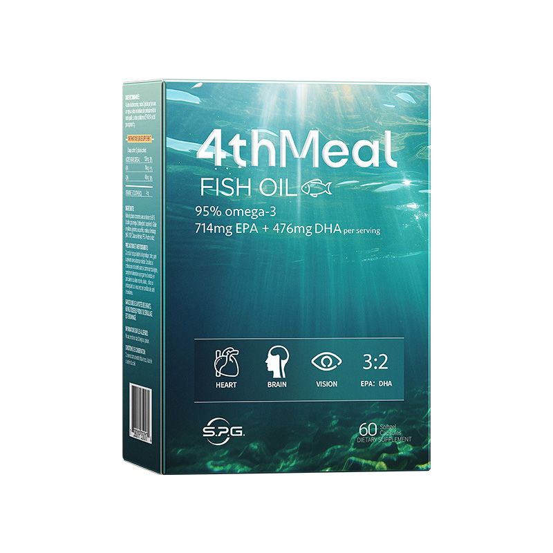 4thMeal 95%高纯度鱼油软胶囊 60粒 76.8元（需用券）