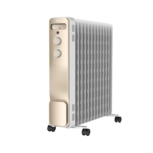 寒潮来了：Midea 美的 取暖器 NY2213-18GW 电热油汀 13片 229元（需用券）