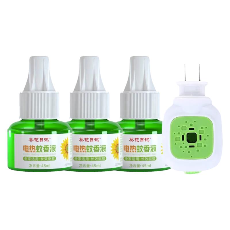 葵花日记儿童电蚊香液3液1器 券后9.9元