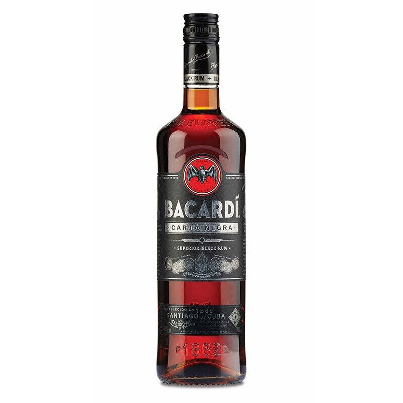 BACARDI 百加得 黑朗姆酒 40%vol 750ml 59.2元（需用券）