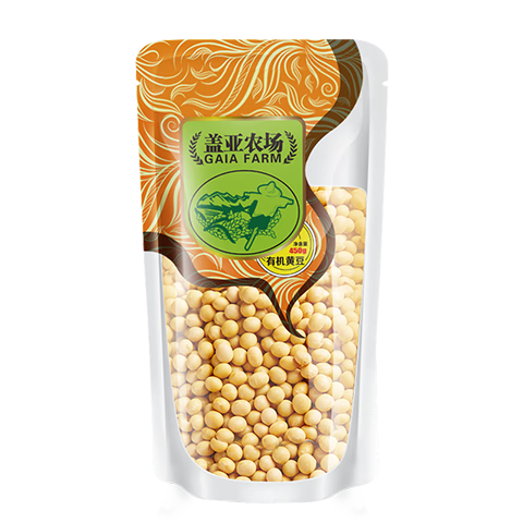 盖亚农场 有机黄豆 450g 东北大豆 高蛋白 非转基因 3.9元