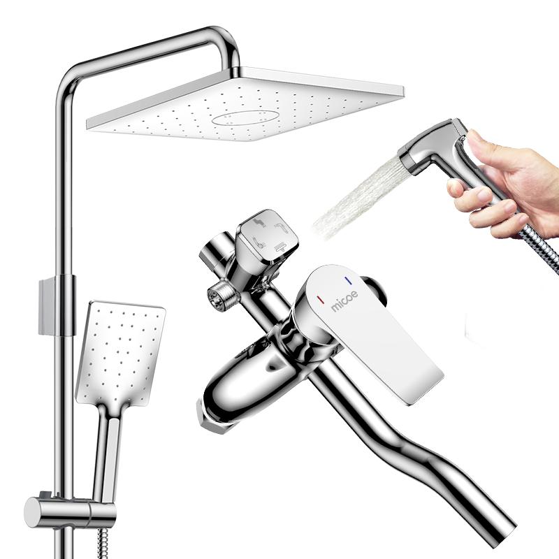 四季沐歌 M-A04094-1DA 四功能花洒套装 电镀 499.9元