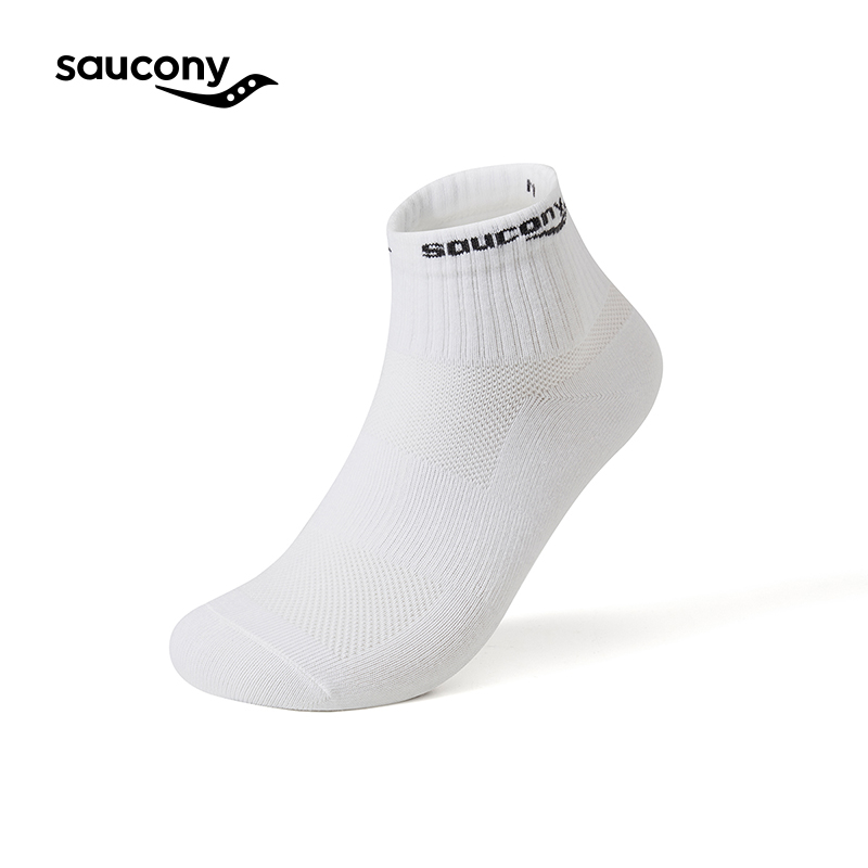 saucony 索康尼 新款运动袜男女款跑步袜子组合袜三双运动袜 85.67元（需买3件