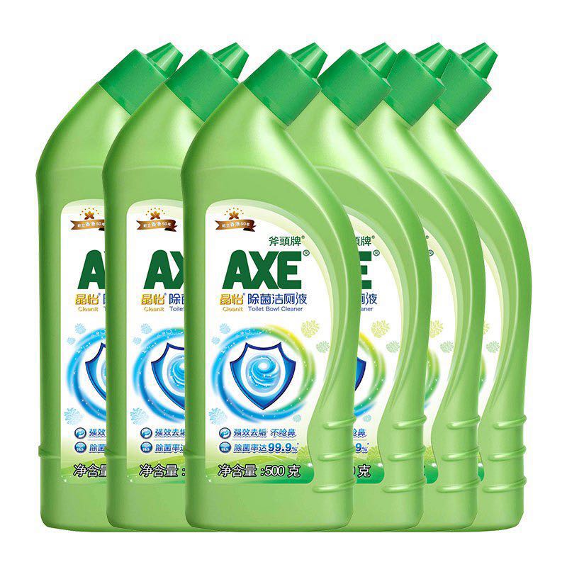 AXE 斧头 牌（AXE）晶怡除菌洁厕液500gx6瓶套装 强力除垢 杀菌99.9% 29.41元（需