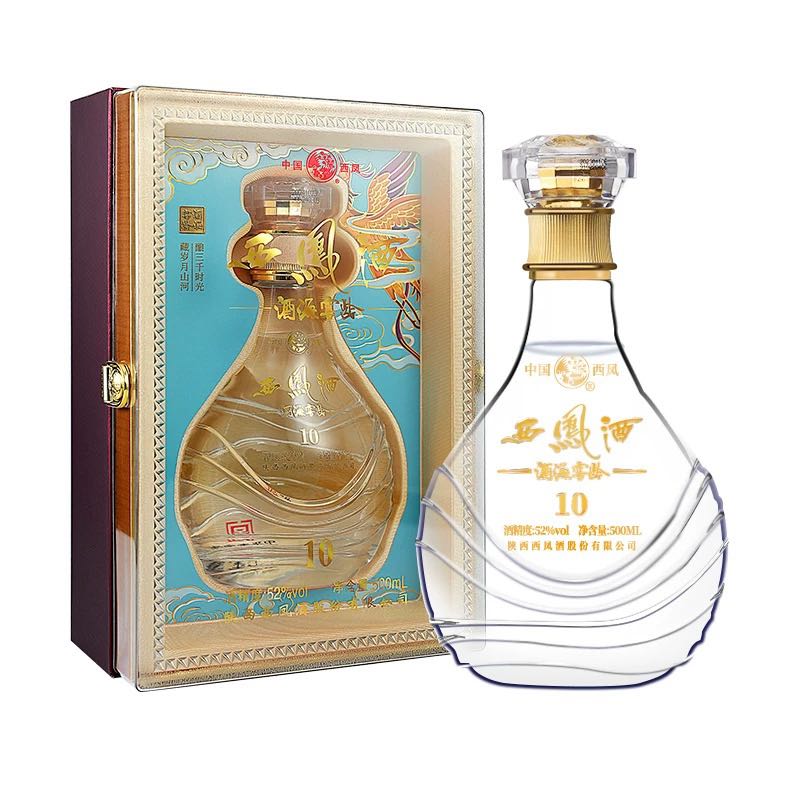 88VIP：西凤酒 窖龄10年 52%vol 凤香型白酒 500ml 礼盒装 82.88元（需用券）