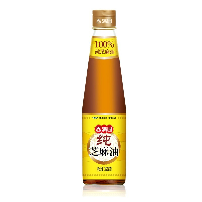 香满园 纯芝麻油 350ml 11元