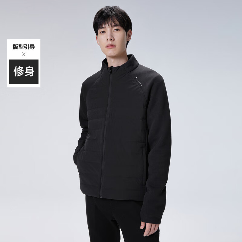 PEACEBIRD 太平鸟 男装 冬季羽绒服B1ACC4X09 黑色（修身） 137.5元（需用券）