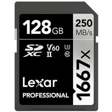 Lexar 雷克沙 PROFESSIONAL SD存储卡 128GB（UHS-II、V60、U3) 269元（需用券）