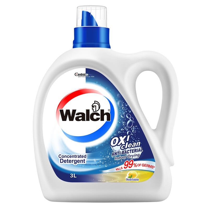 Walch 威露士 抗菌有氧洗衣液 3L 柠檬 45.5元