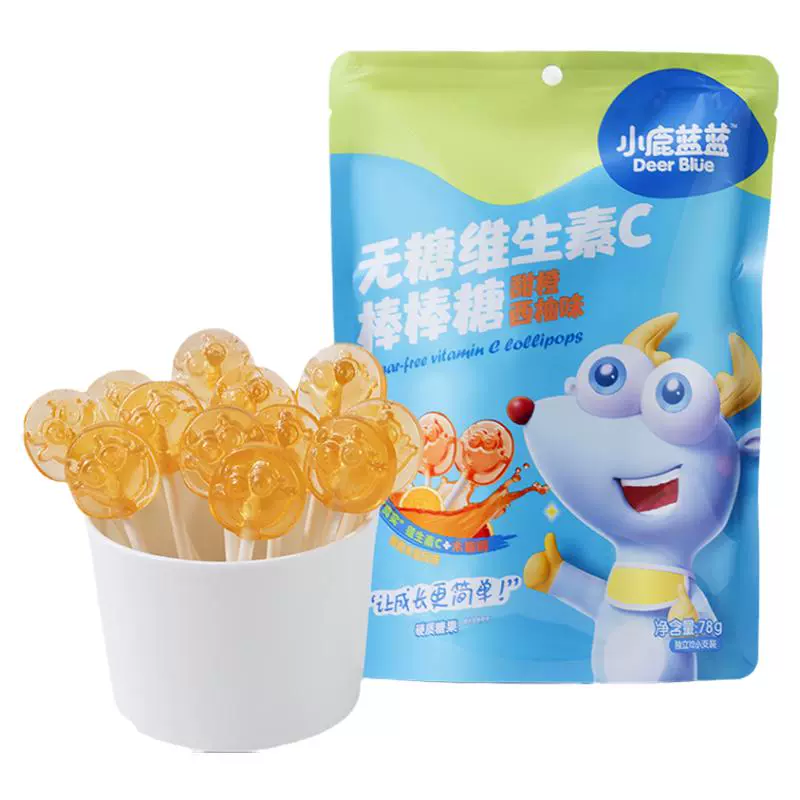 小鹿蓝蓝 VC果味0添加白砂糖 儿童糖果零食 ￥9.9