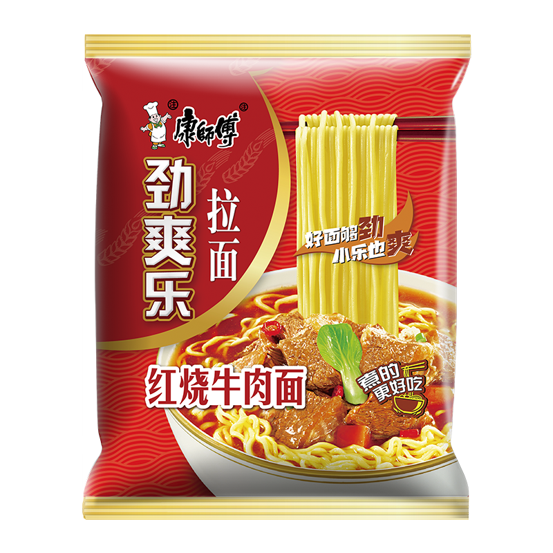 康师傅 方便面 红烧牛肉味 500g 经典五连包 12.11元