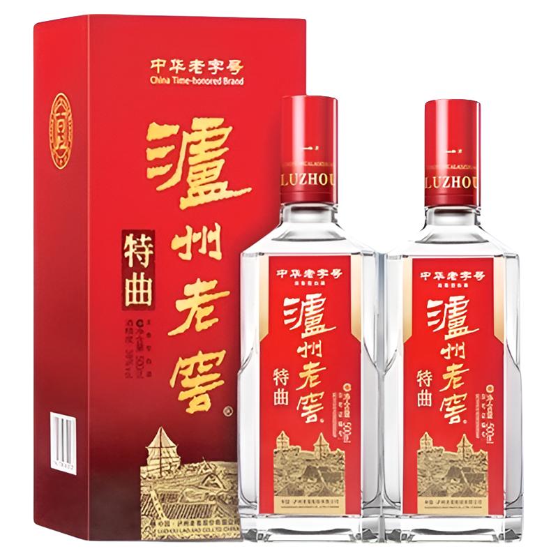 泸州老窖 浓香型白酒特曲送礼礼盒500mL (新老包装随机发货）52度 219.92元