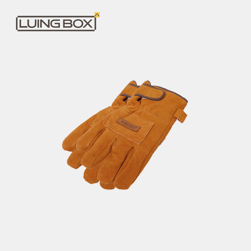 LUING BOX 露营盒子 多功能收纳围裙 防烫手套 手套-橘黄色 20.62元