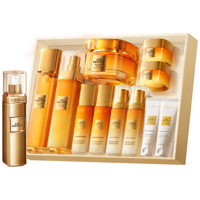 移动端、京东百亿补贴：巴黎欧莱雅 补水保湿抗皱 护肤品套装 130ml+110ml 629