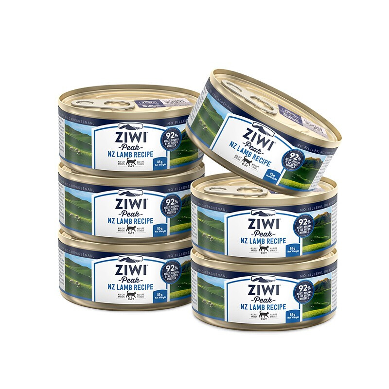 ZIWI 滋益巅峰 猫主食罐头85g*6罐羊肉味主食湿粮成猫幼猫通用新西兰原装进