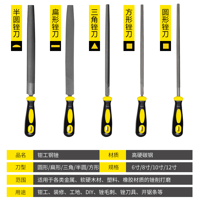 NiuXiang 牛享 锉刀打磨工具套装合金 2.18元（需用券）