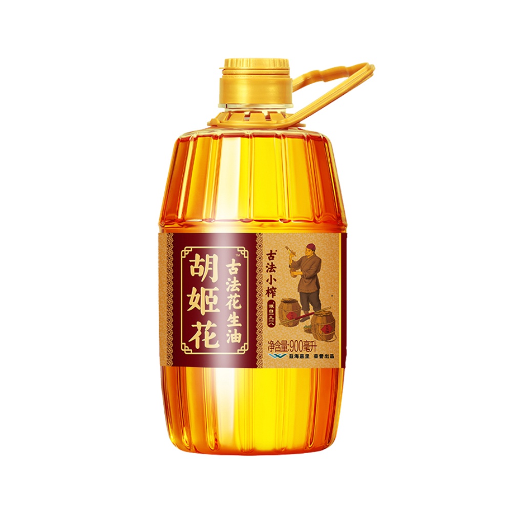 88VIP：胡姬花 古法小榨 花生油 900ml 28.41元