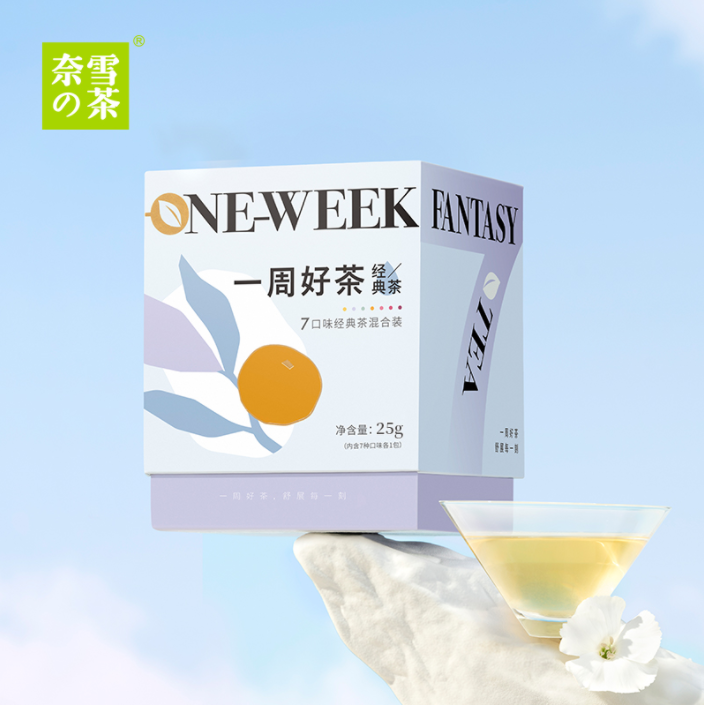 奈雪的茶 一周好茶·经典茶/花茶混合礼盒28g (4g*7包) 30.2元包邮 买手党-买手聚集的地方