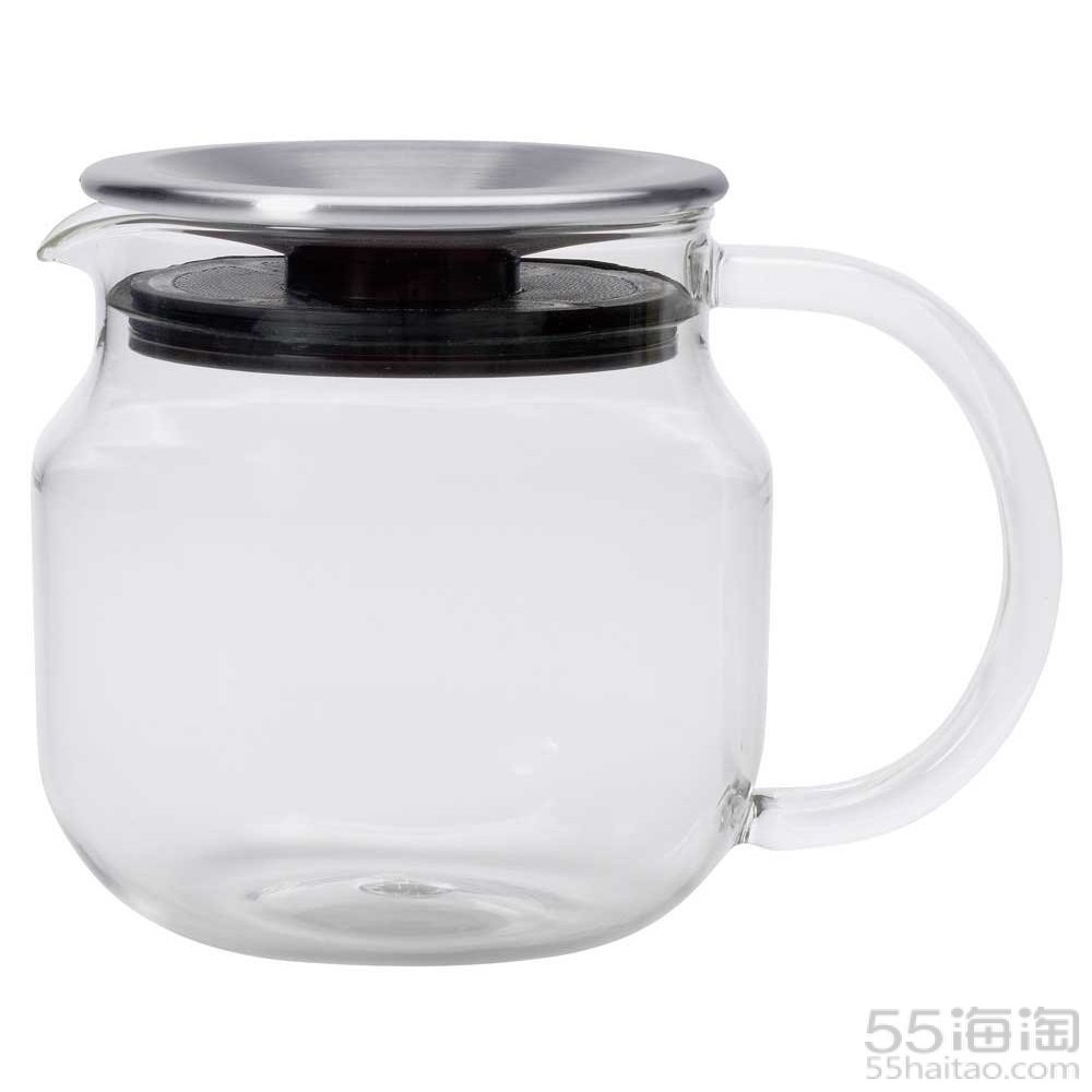 【中亚Prime会员】Kinto One-Touch系列 玻璃茶壶 带滤网 450ml
