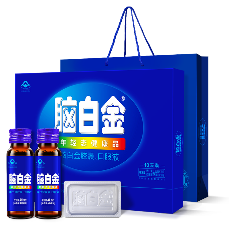 脑白金 10天量礼盒装（0.25g*10粒+25ml*10瓶)含褪黑素 成人中老年改善睡眠 86.52