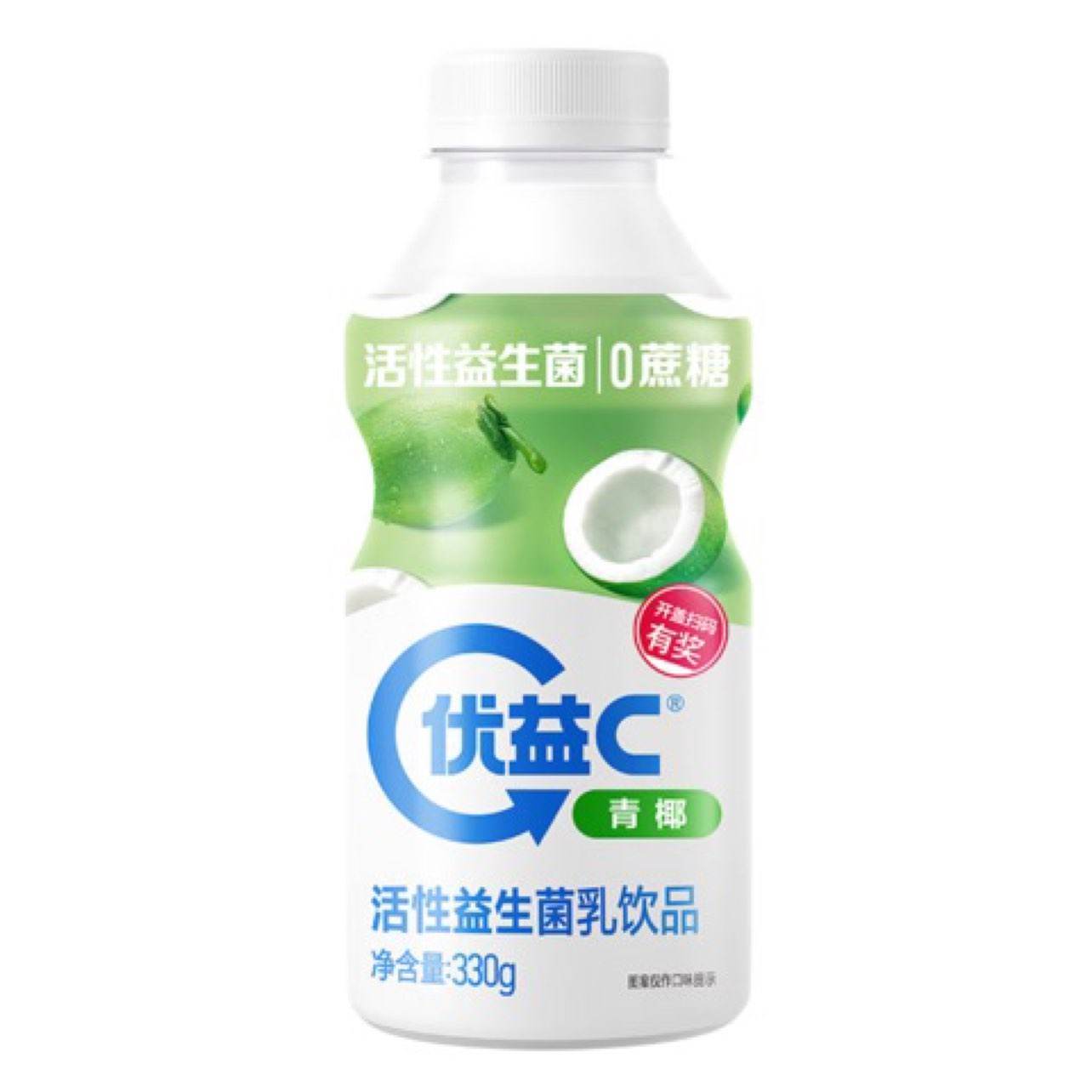 PLUS会员：MENGNIU 蒙牛 优益C活菌益生菌乳饮品青柠椰子风味330g*10瓶 25.64元