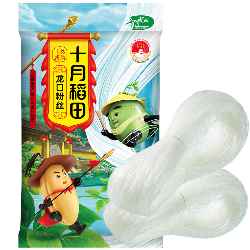 SHI YUE DAO TIAN 十月稻田 龙口粉丝 500g 13.6元