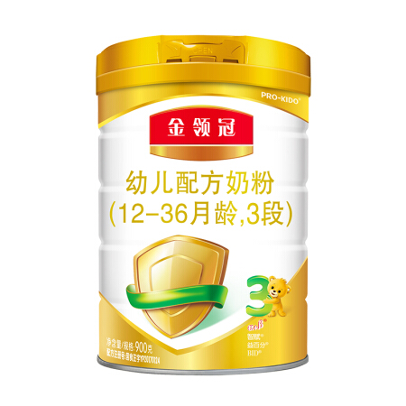 金领冠 经典系列 幼儿奶粉 国产版 3段 900g 168.1元