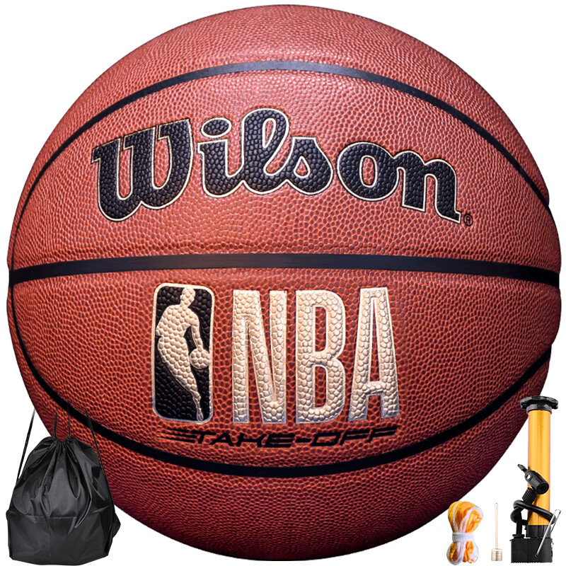 Wilson 篮球NBA比赛室内外耐磨PU成人儿童7号TAKE-OFF系列实战利器801 140元