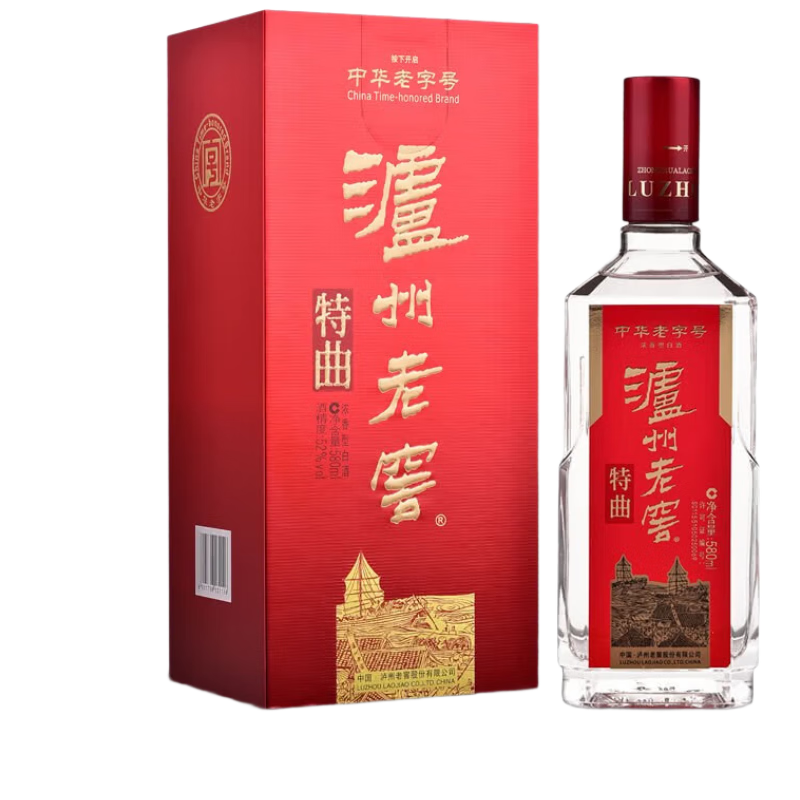 LUZHOULAOJIAO 泸州老窖 特曲 52﹪vol 浓香型白酒 580ml 单瓶装 269元包邮（需用券