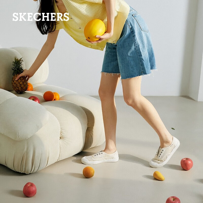 20点开始：SKECHERS 斯凯奇 女士网面蕾丝鞋 113821 239.2元