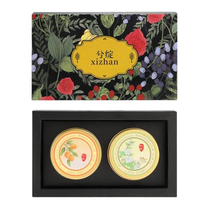 兮绽 滋润肌肤白茶护手霜0香精0酒精植物精粹香氛盒2盒 82.1元