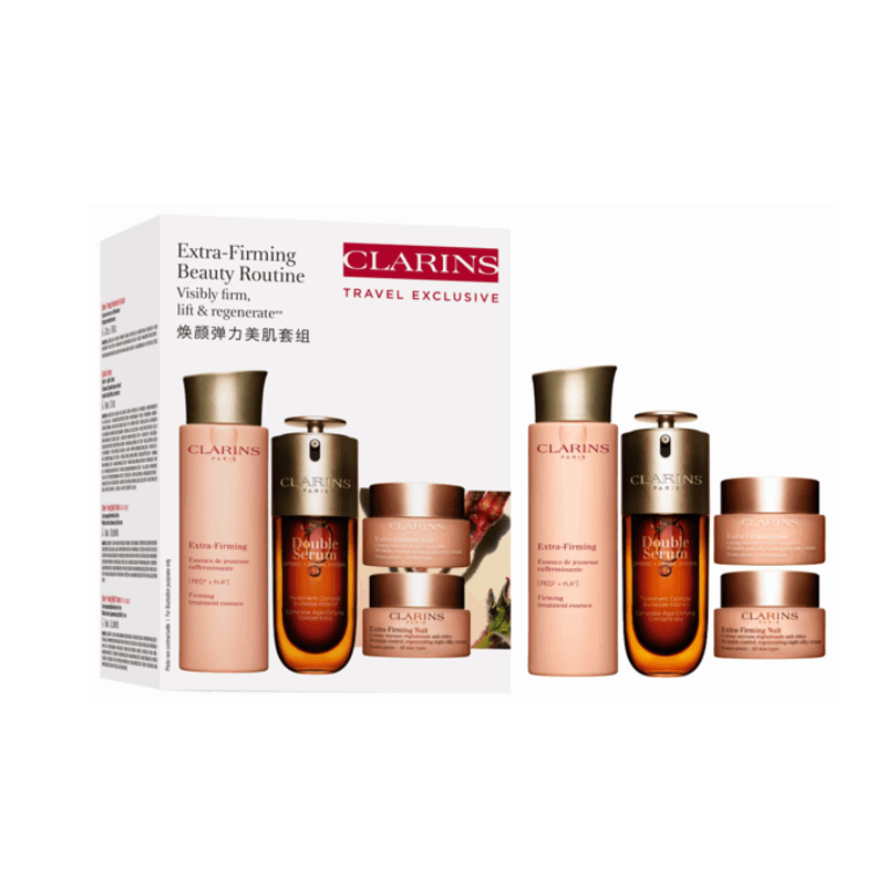 CLARINS 娇韵诗 焕颜弹力美肌套组50ml+200ml+50ml+50ml 1099元