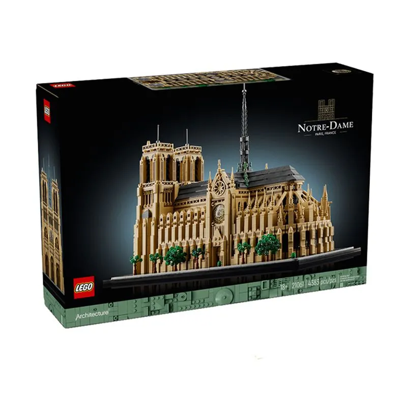 百亿补贴：LEGO 乐高 Architecture建筑系列 21061 巴黎圣母院 1309元