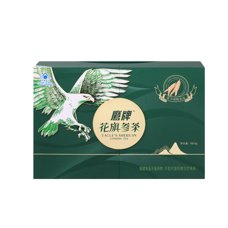 鹰牌 花旗参西洋参茶 88包精装定制礼盒 507.55元