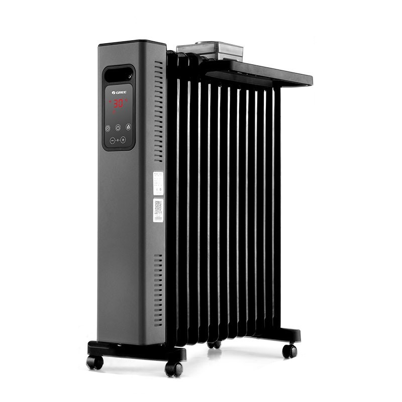 GREE 格力 取暖器家用13片加宽折边电油汀电暖器 黑+灰 329元（需用券）