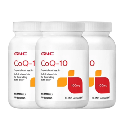 GNC 健安喜 辅酶Q10软胶囊 100mg 120粒*3瓶 253.17元 （需用券）