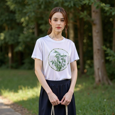 天降礼金：Artsdon 阿仕顿 2026夏季新款 桑蚕丝中国风 圆领短袖 T恤 女 32.21元+