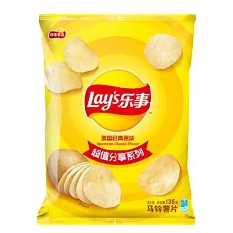 乐事 马铃薯片 原味 135g 12件任选 7.19元