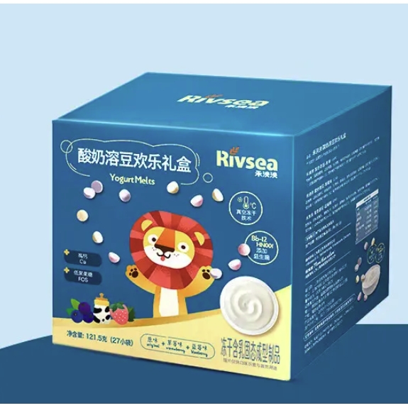 春节年货礼盒：Rivsea 禾泱泱 宝宝酸奶溶豆欢乐礼盒 99元