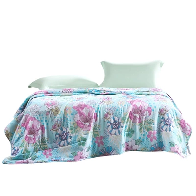 富安娜 花意满庭七孔抑菌印花夏凉被 152*210cm 39.55元（需首购）