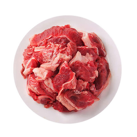 京东百亿补贴、Plus会员:小牛纪 原切筋头巴脑1kg 新鲜牛肉牛筋碎肉冷冻炖煮