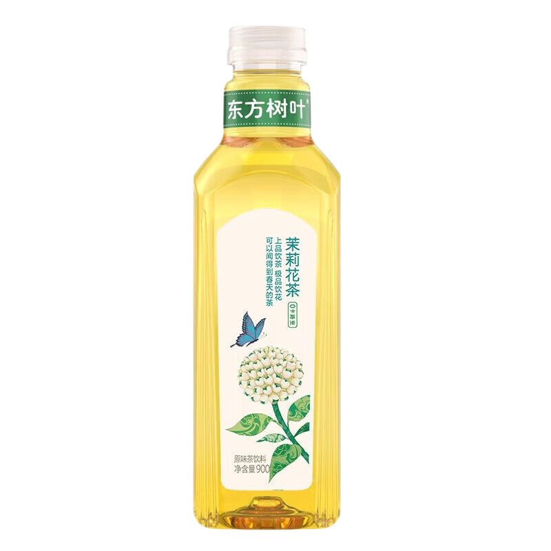 农夫山泉东方树叶 茉莉花茶900ml×2瓶 仅5元/瓶，10元/两大瓶