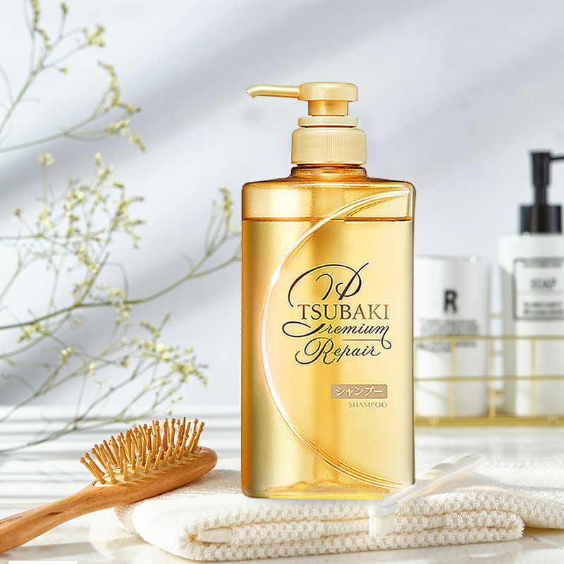 tsubaki丝蓓绮沁润臻致修护洗发露490ml34元需买5件共170元包邮需用券